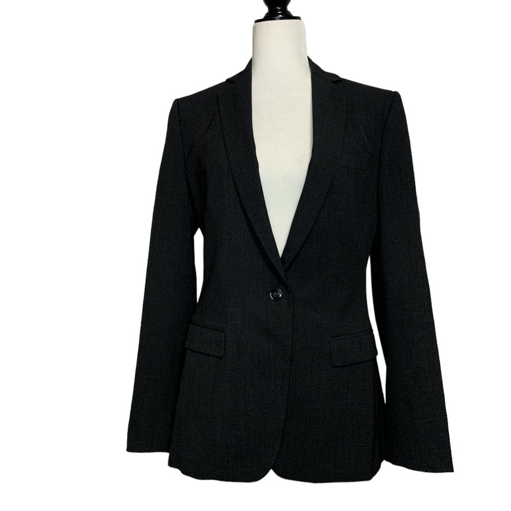 dolce & Gabbana Dark Gray Virgin Wool Blend Women Blazer